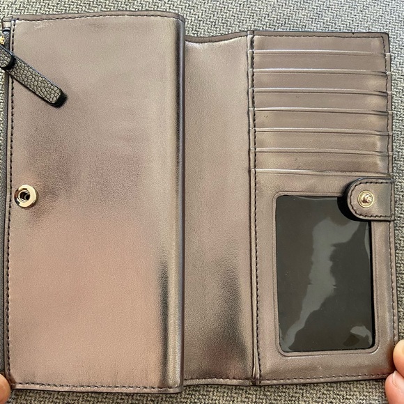 Kate Spade Silver Gray Wallet - Picture 4 of 7